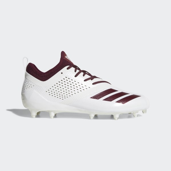 maroon adidas football cleats