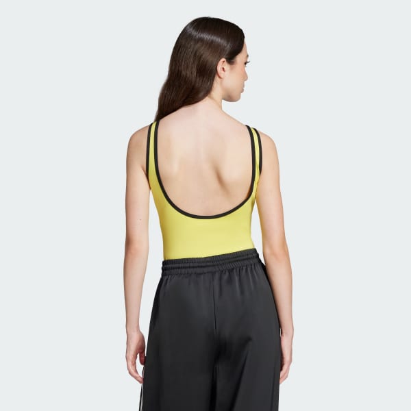 สีเหลือง ชุดบอดี้สูท Linear Logo