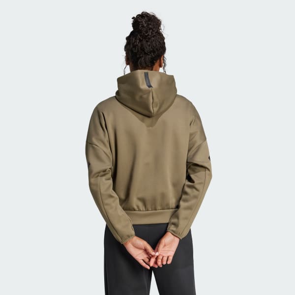 Vert Veste à capuche entièrement zippée adidas Z.N.E.