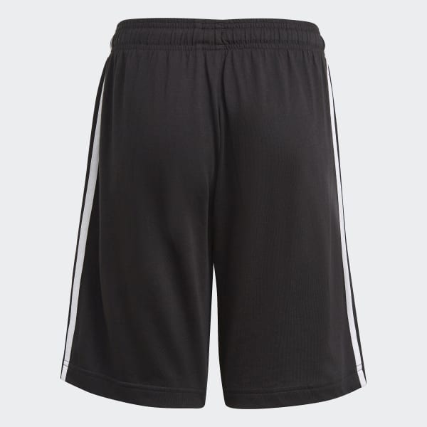 Negro Shorts adidas Essentials 3 Rayas