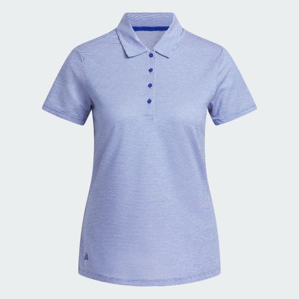 Azul Playera Polo de Manga Corta Ottoman Para Mujer