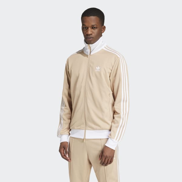 ☆NERDY☆ racing track top beige NERDY Classic NY Track Top Light Beige – SeoulSeoul