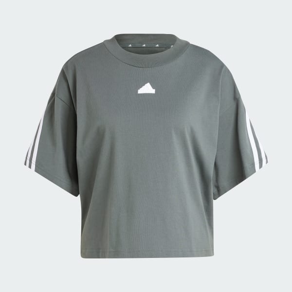 Abu-abu Tee Future Icons 3-Stripes