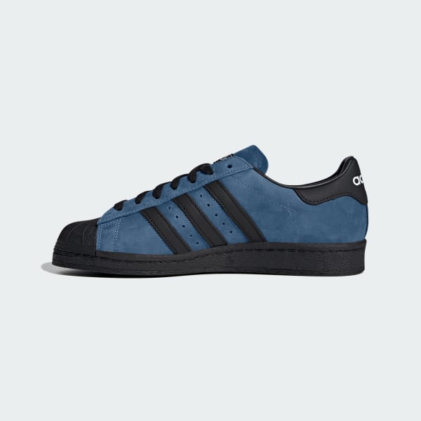 Navy blue superstars outlet