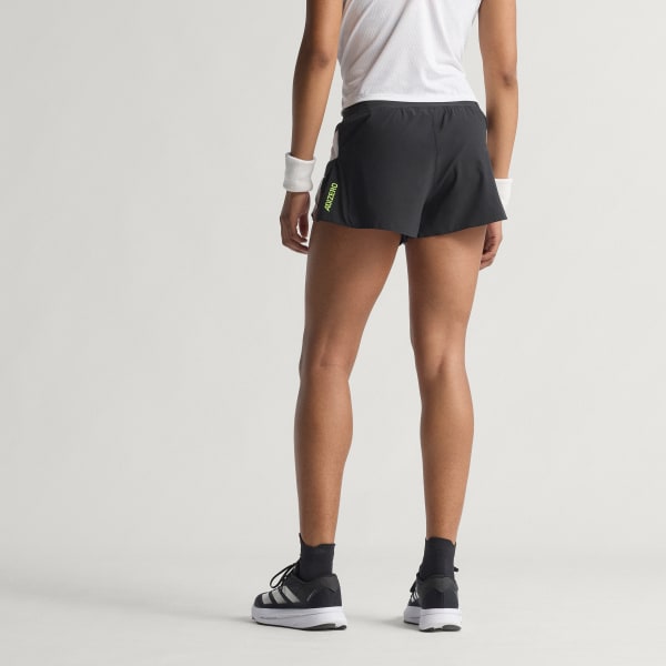 Preto Short de Gel de Corrida Adizero Archive