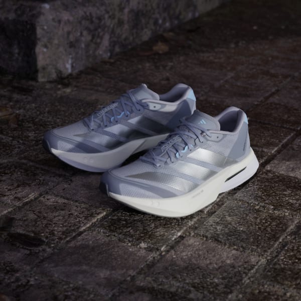 Grey Adizero Boston 13 Shoes