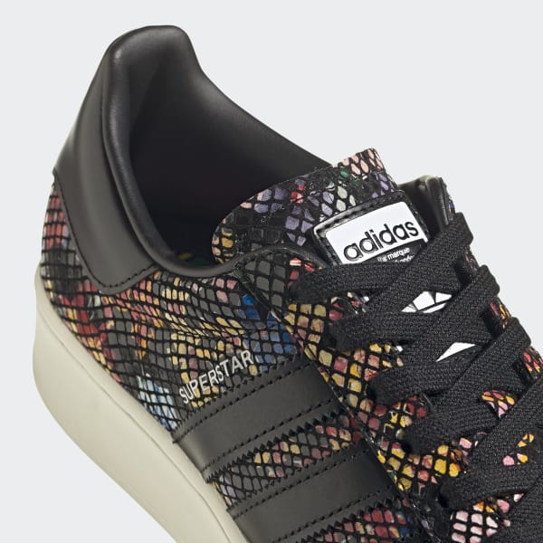 adidas superstar platform black