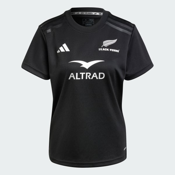 Black Black Ferns Rugby Home Supporters Jersey