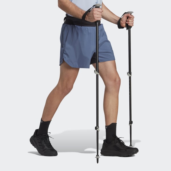 Blau TERREX Agravic Trail Running Shorts