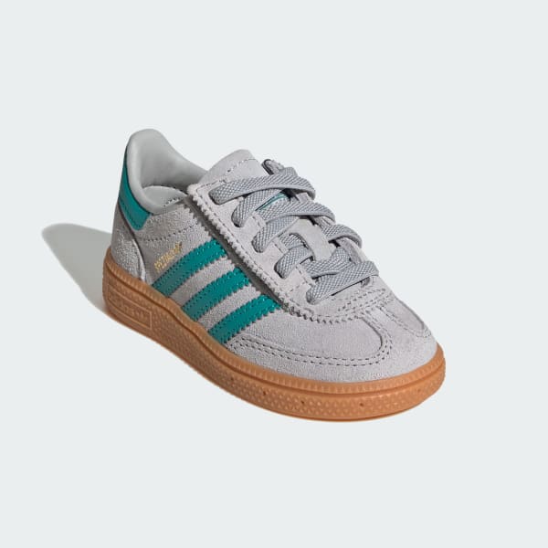 Szary Buty Handball Spezial Comfort Closure Elastic Lace Kids