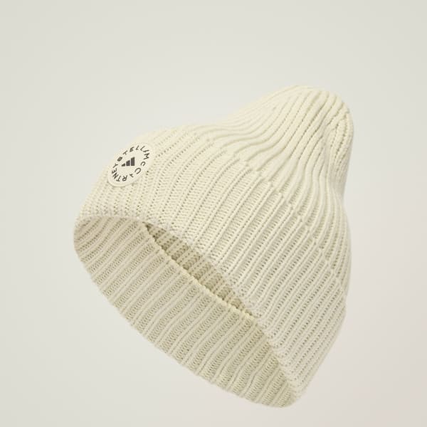 ニットキャップ・ビーニー adidas by Stella McCartney FW25 BEANIE (JY4193 WHITE) Adidas By Stella McCartney Beanie - Beige | Free Shipping