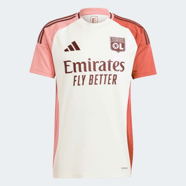 Bege Camisola do Terceiro Equipamento 24/25 do Olympique Lyonnais