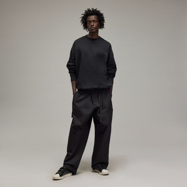 Siyah Y-3 French Terry Crew Sweatshirt