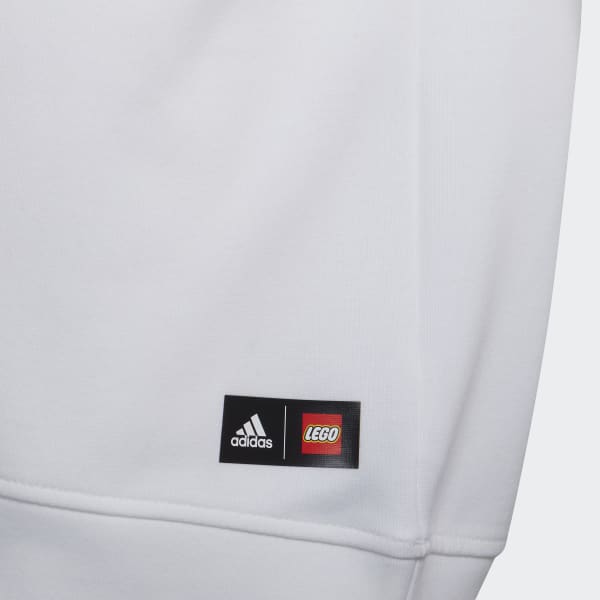 White adidas x LEGO® VIDIYO™ Crewneck Sweatshirt MBH86