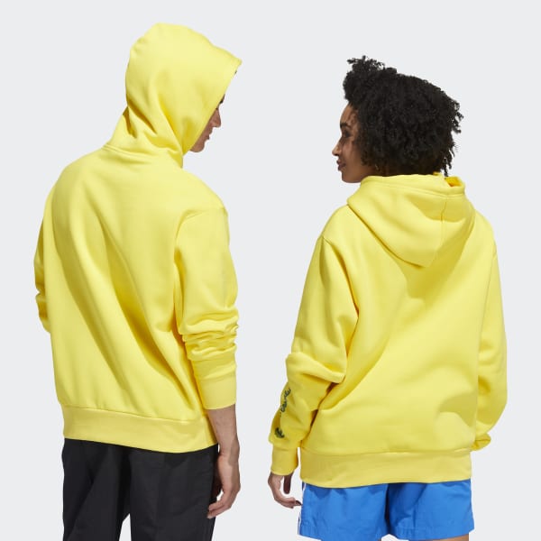 Yellow Shmoofoil Painted Hoodie (Gender Neutral) I7016