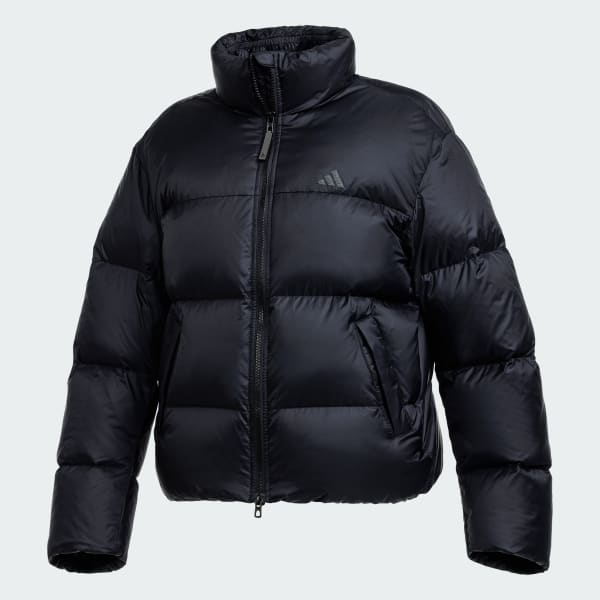 Black 여성 3D 다운 쉘 자켓