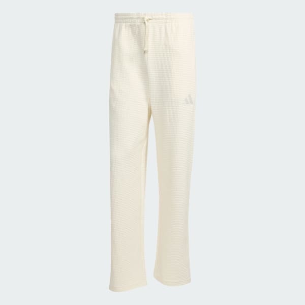 Putih Celana ALL SZN Waffle Knit Open Hem