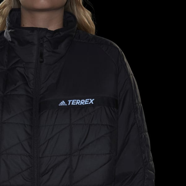 (Plus | Lifestyle adidas adidas TERREX Women\'s Size) - Multi US Jacket Black Insulated |