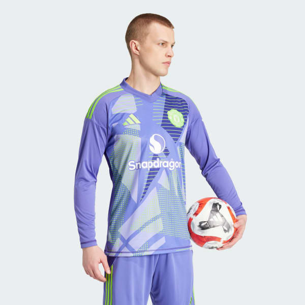 Viola Maglia Goalkeeper 24/25 Long Sleeve Manchester United FC