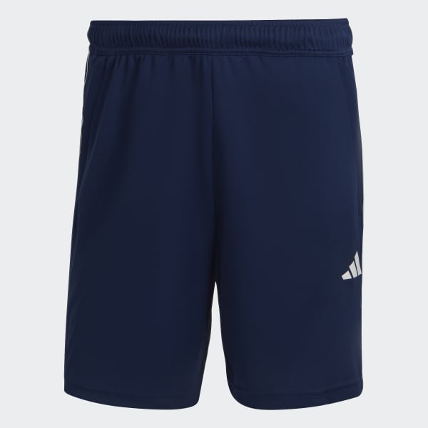Μπλε Train Essentials Piqué 3-Stripes Training Shorts