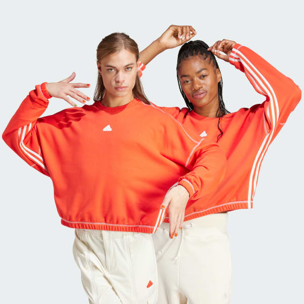 adidas Express All-Gender Anti-Microbial Sweatshirt Orange