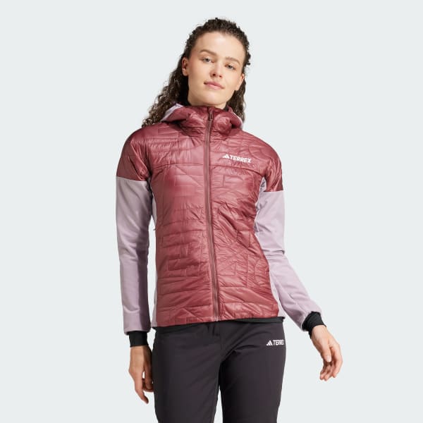 Purple Terrex Xperior Varilite Hybrid PrimaLoft Jacket