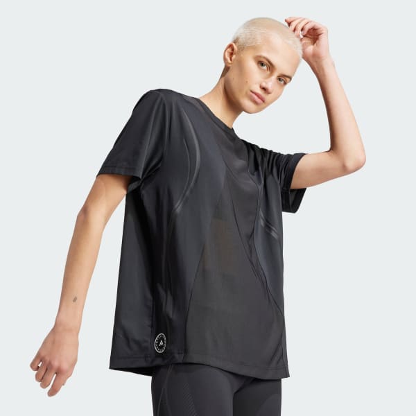 Black adidas by Stella McCartney TruePace Running Tee