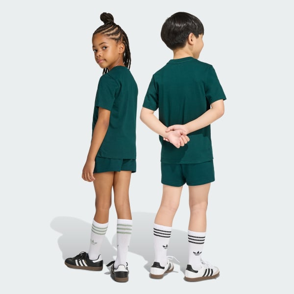Vert Ensemble t-shirt et short enfants