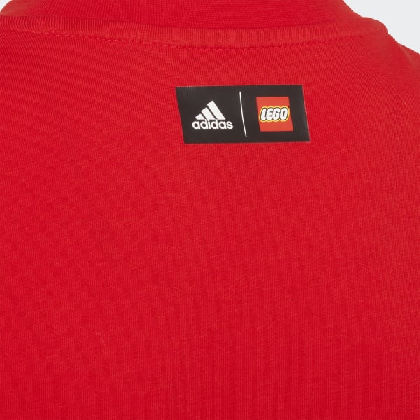 Vermelho Camiseta Estampada adidas x Classic LEGO® IY008