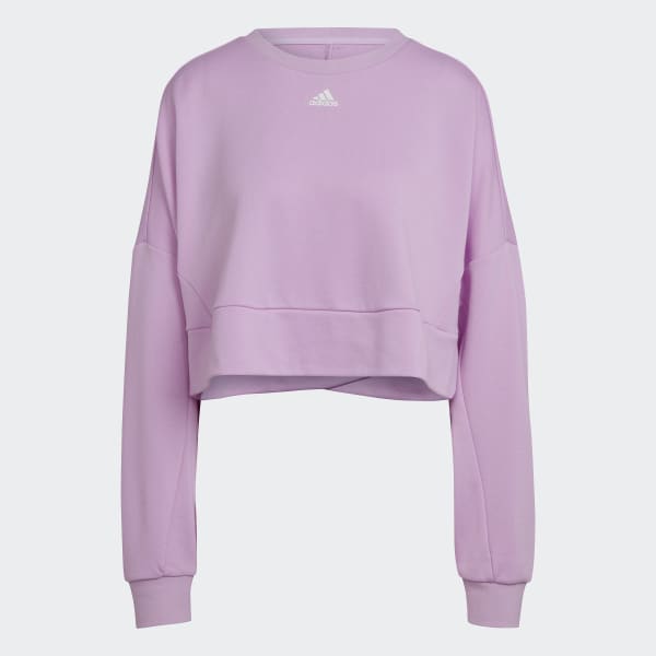 Fioletowy AEROREADY Studio Loose Sweatshirt ZL631