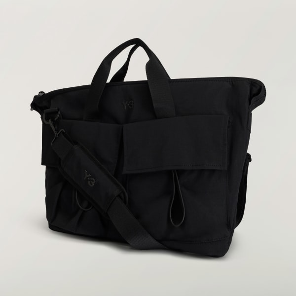 Svart Y-3 UTILITY MESSENGER BAG