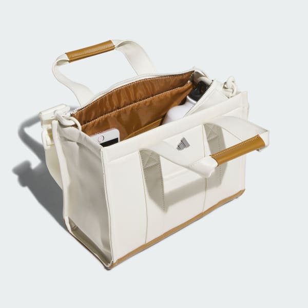 Putih Tas Jinjing Bulat PU