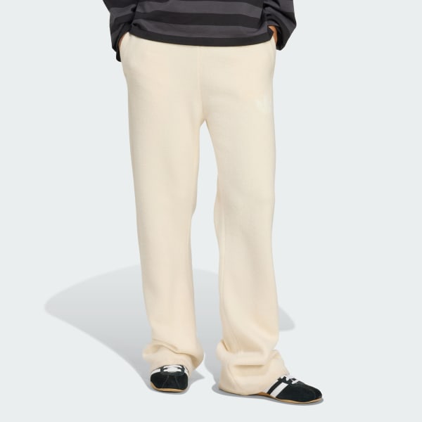 Wit adidas Originals Athletic Dept Knitted Broek