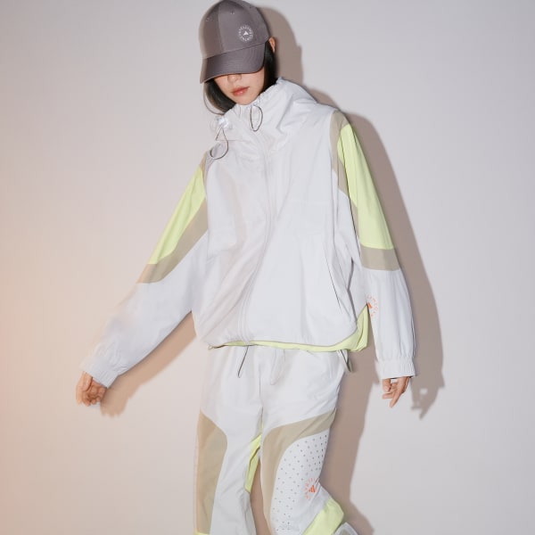 Blanco Chaqueta Deportiva adidas by Stella McCartney Tejida