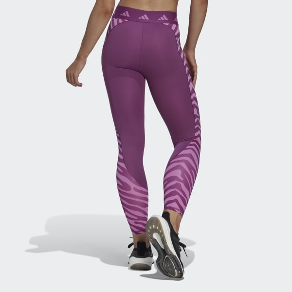 nachová Legíny Hyperglam Techfit High-Waisted 7/8 Zebra DKD84