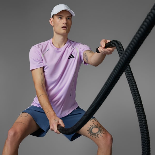 สีม่วง เสื้อยืด Tech Apparel