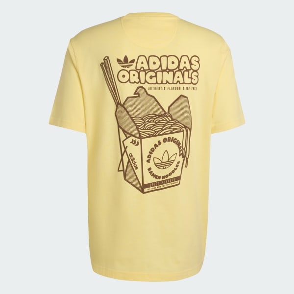 adidas Originals ラーメンボックス GFX ルーズ Tシャツ 送関込 adidas Ramen Box GFX Loose Tee - Yellow | adidas Thailand