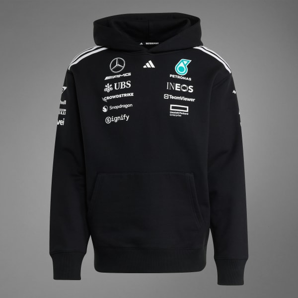 adidas MERCEDES - AMG PETRONAS FORMULA ONE TEAM HOOD - Black