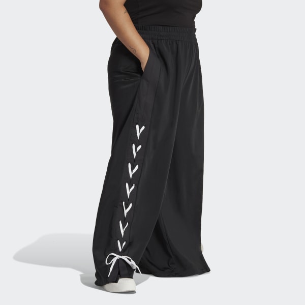 Zwart Always Original Laced Wide Leg Broek (Grote Maat)