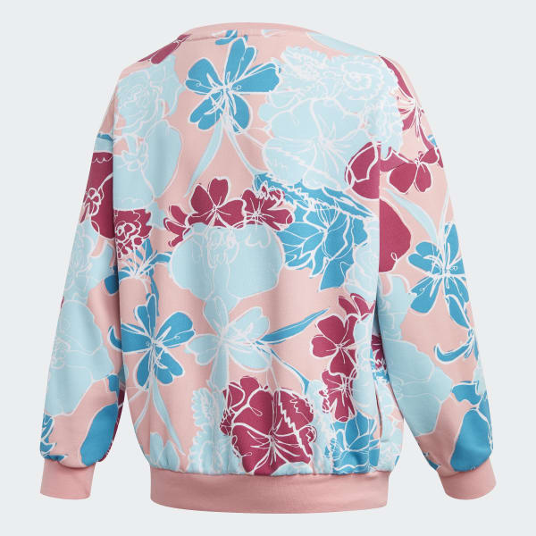 flower adidas sweatshirt