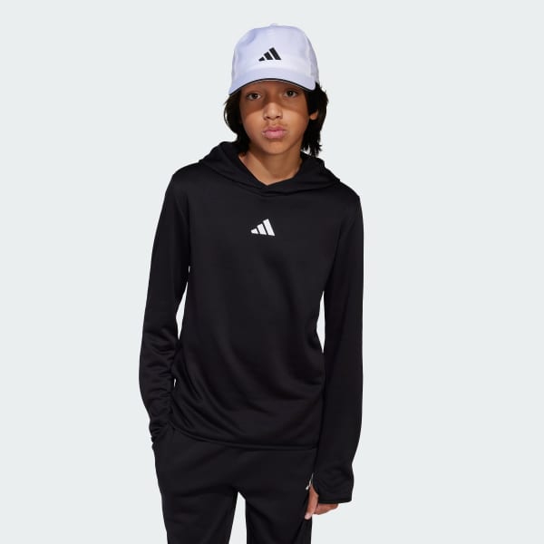 Negro Sudadera con capucha Game and Go (Adolescentes)