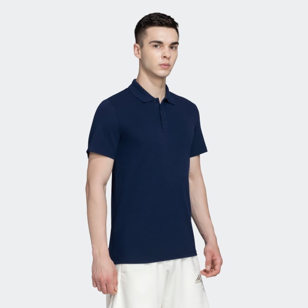 Blue ESSENTIALS BASE POLO SHIRT