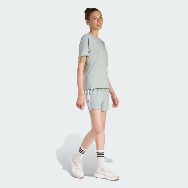 vert T-shirt coton petit logo Essentials