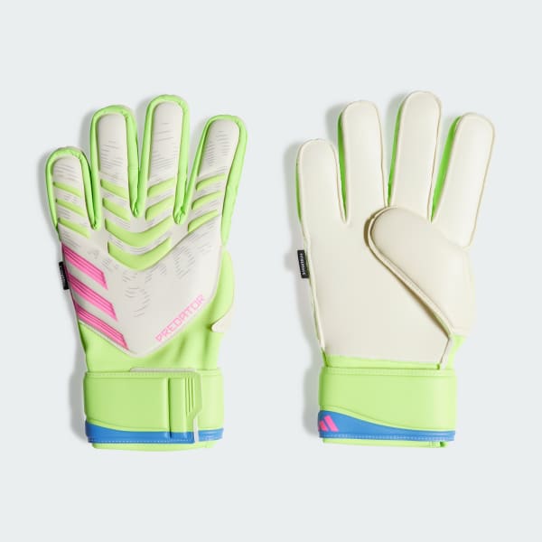 White Predator Match Fingersave Goalkeeper Gloves
