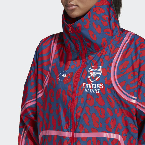 Κόκκινο Arsenal FC x adidas by Stella McCartney Woven Jacket ZF100