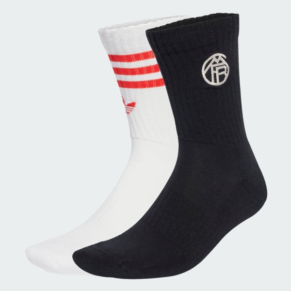 Black FC Bayern Socks 2 Pairs
