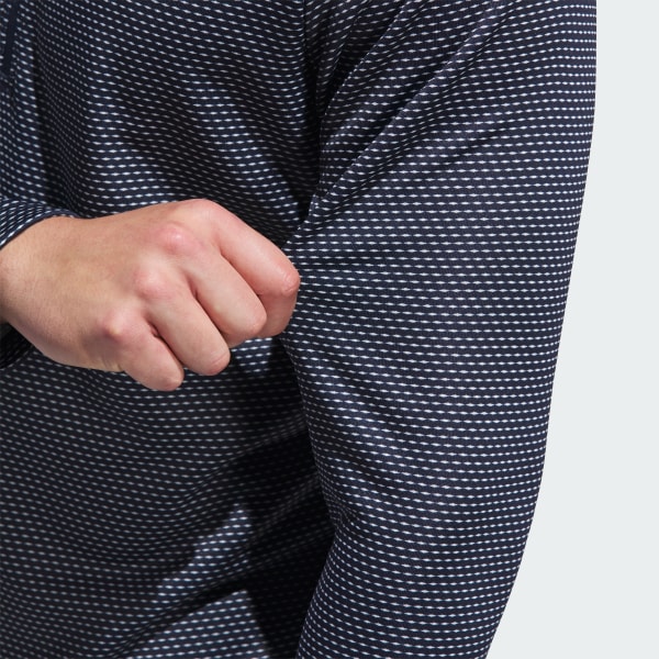 adidas Performance Printed Quarter-Zip - Blue | Free Shipping with