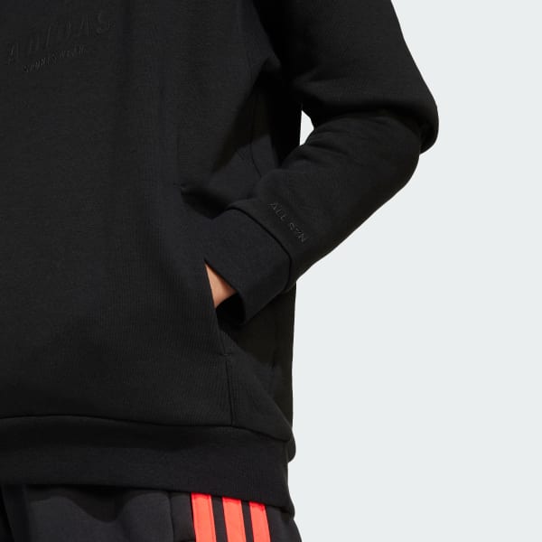 adidas ALL SZN Graphic Hoodie Kids - Black | Free Shipping