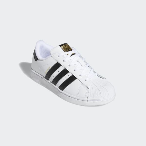 Adidas Originals Kids' Preschool Superstar Shoes, Boys', White