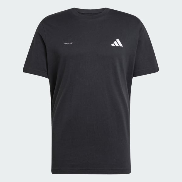 ★ adidas★ Basketball Tee Deep Navy JE3764 Adidas BASKETBALL TEE Black | BSTN Store